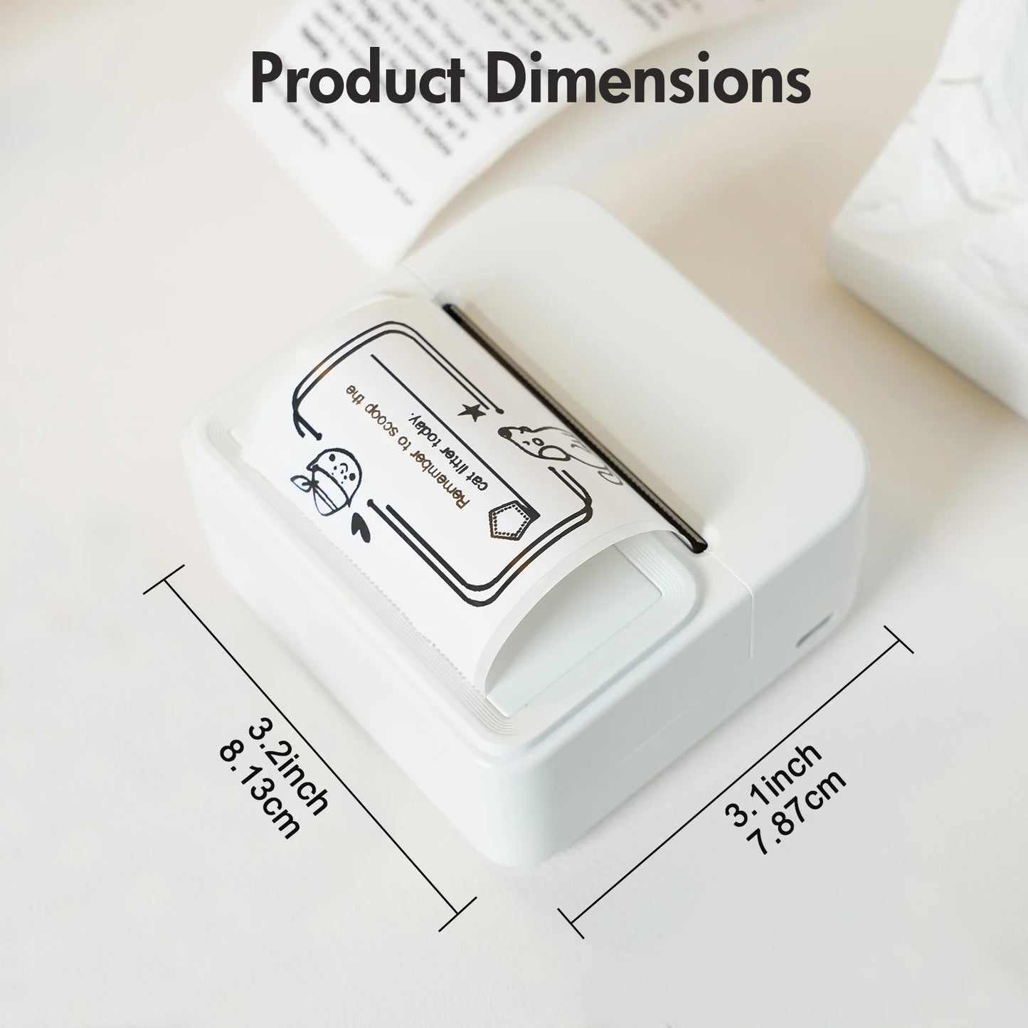 TakeYou Mini Label Printer Portable Wireless Bluetooth Labeller