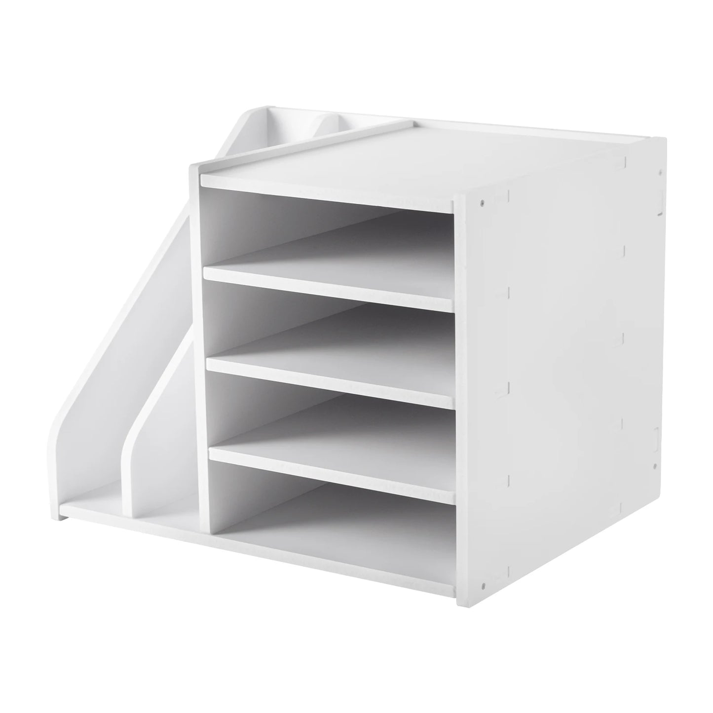 6-Tier PVC Desktop File Organizer for Office, Home and School
