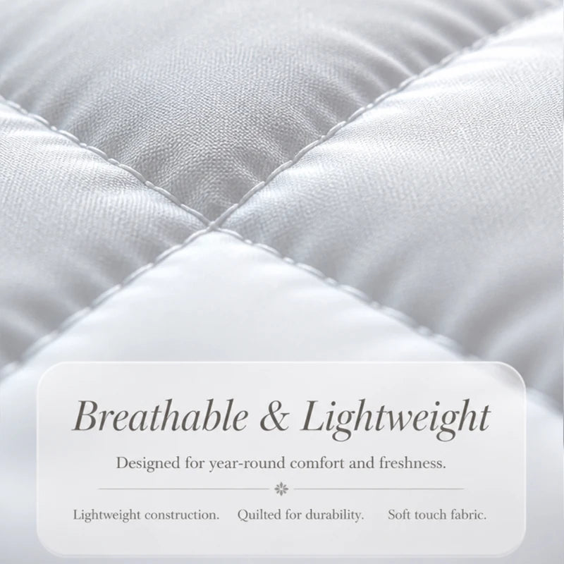 Twin Full Queen King Dark Grey White 360g Per Square Meter Filling Mattress Topper Mattress Protector Cover
