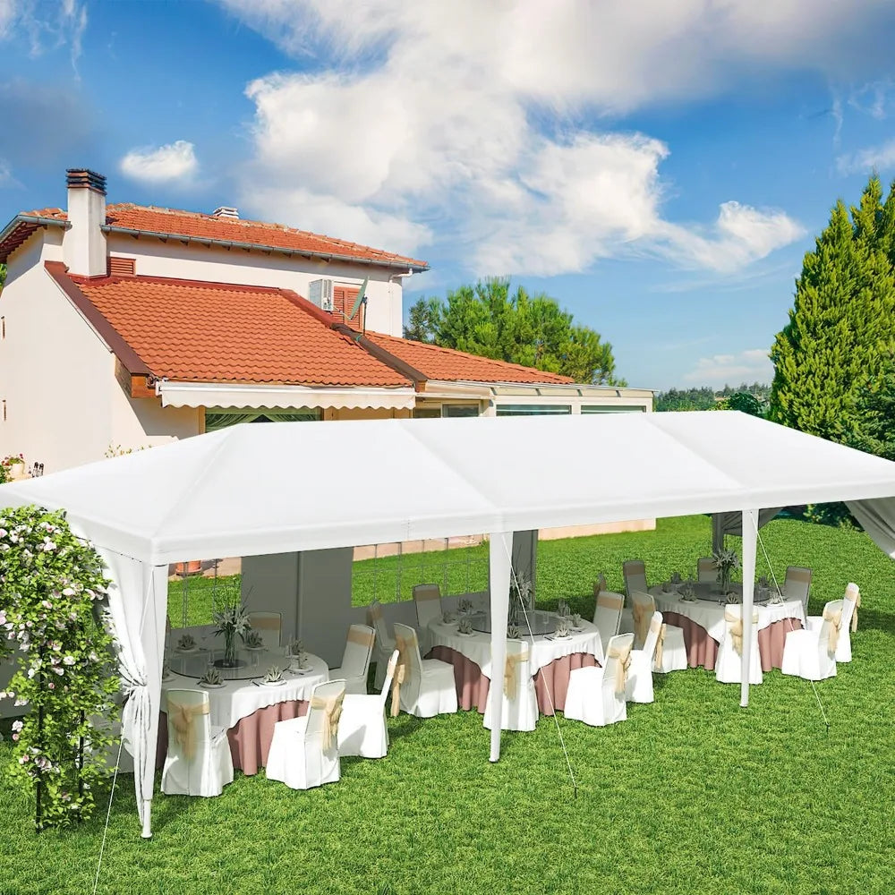 Outdoor Heavy Duty Canopy Tent Gazebo Shelter With Removable Walls
