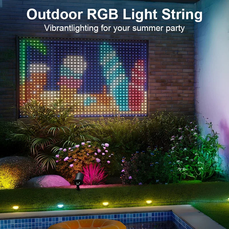 MIMIRGB Outdoor Smart RGBIC LED Light With 75 Scene Modes