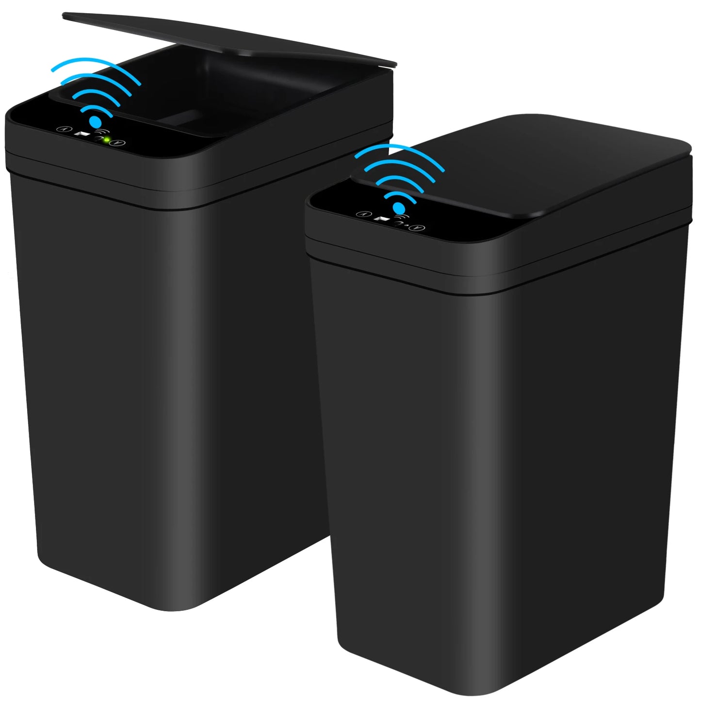 Touchless Motion Sensor Automatic Slim Bathroom Trash Can With Lid