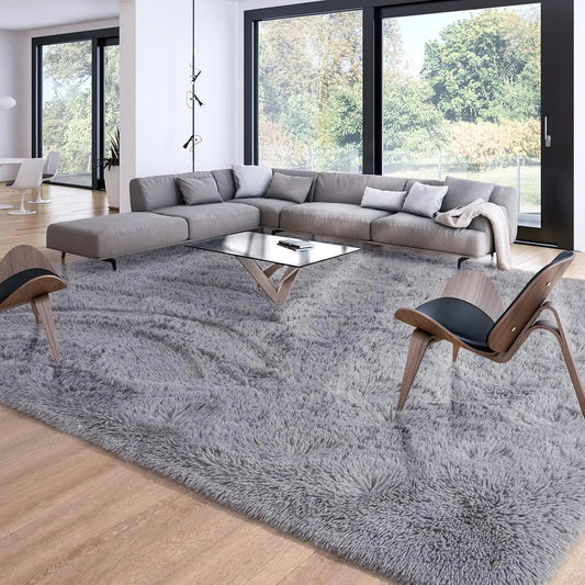Soft Modern Indoor Shaggy Rug Plush Non Slip Area Carpet