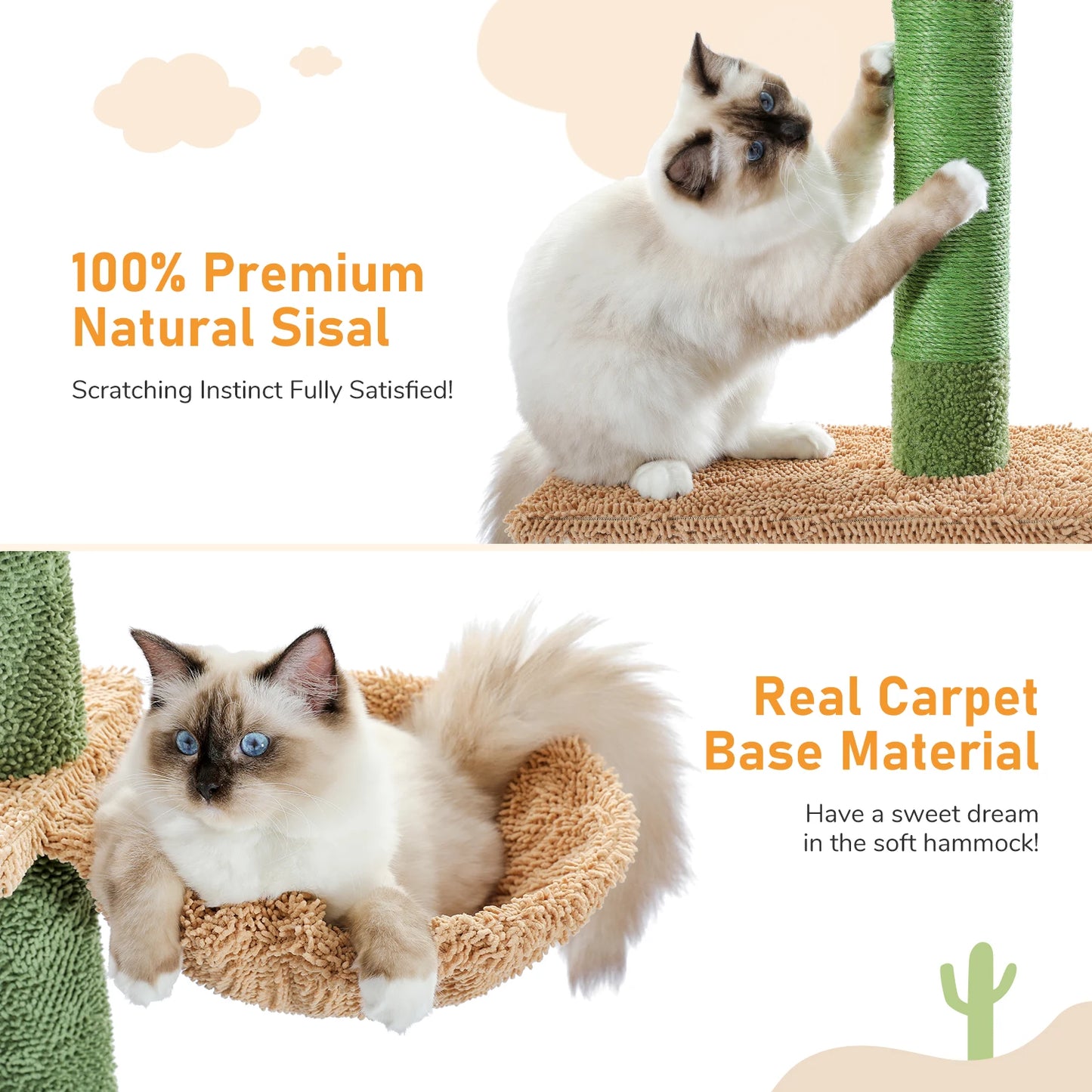 PAWZ Road Cat Tree 5Tier Floor To Ceiling Tower Indoor