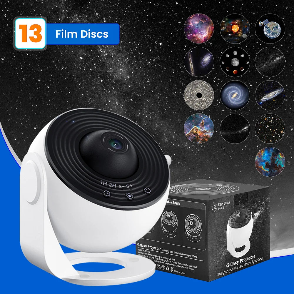 Aiopp Star Projector 13 In Galaxy Projector With 360 Rotation