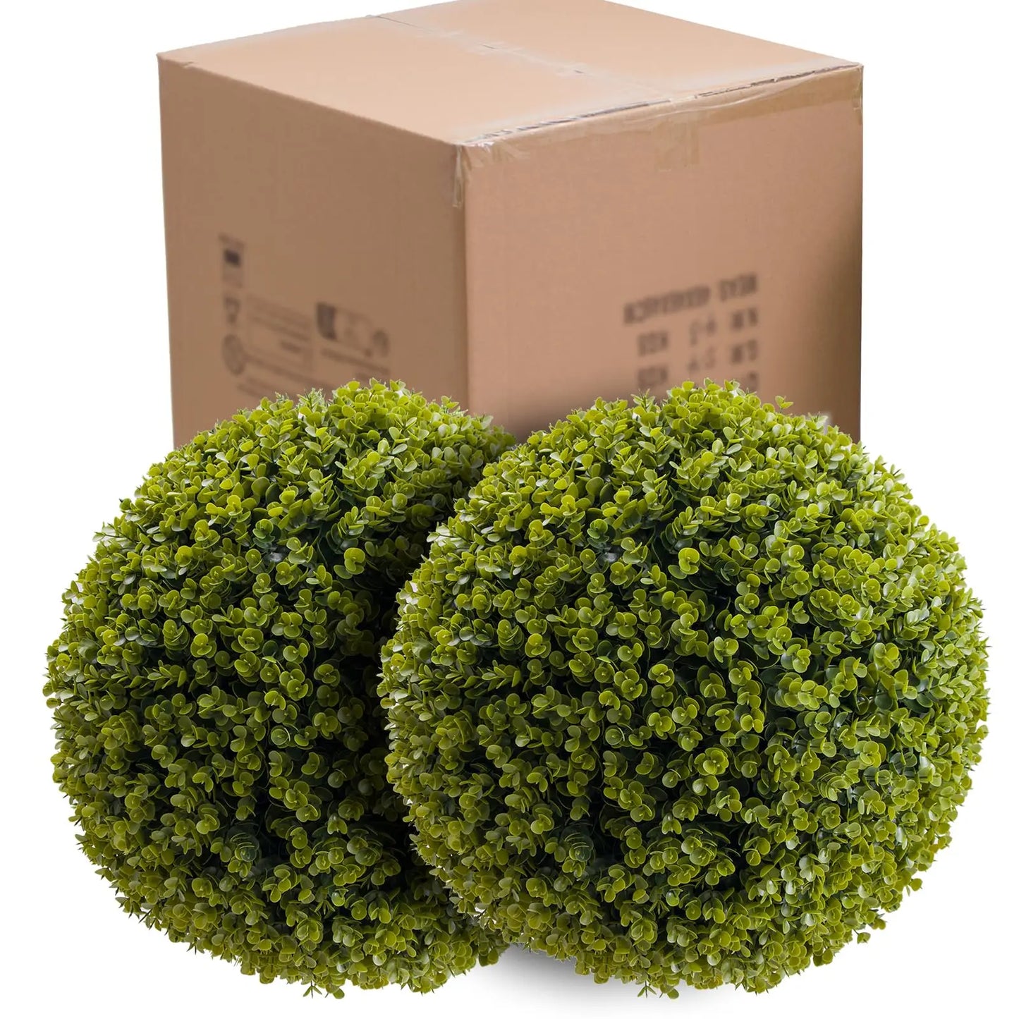 StudysetCN Artificial Topiary Balls Outdoor Set Of 2