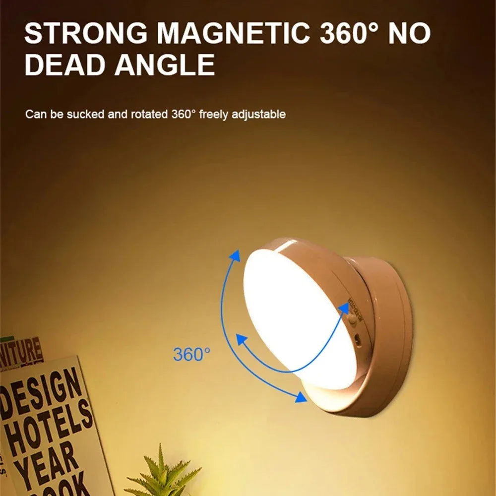 Liuyangmao Round USB Night Light With Motion Sensor