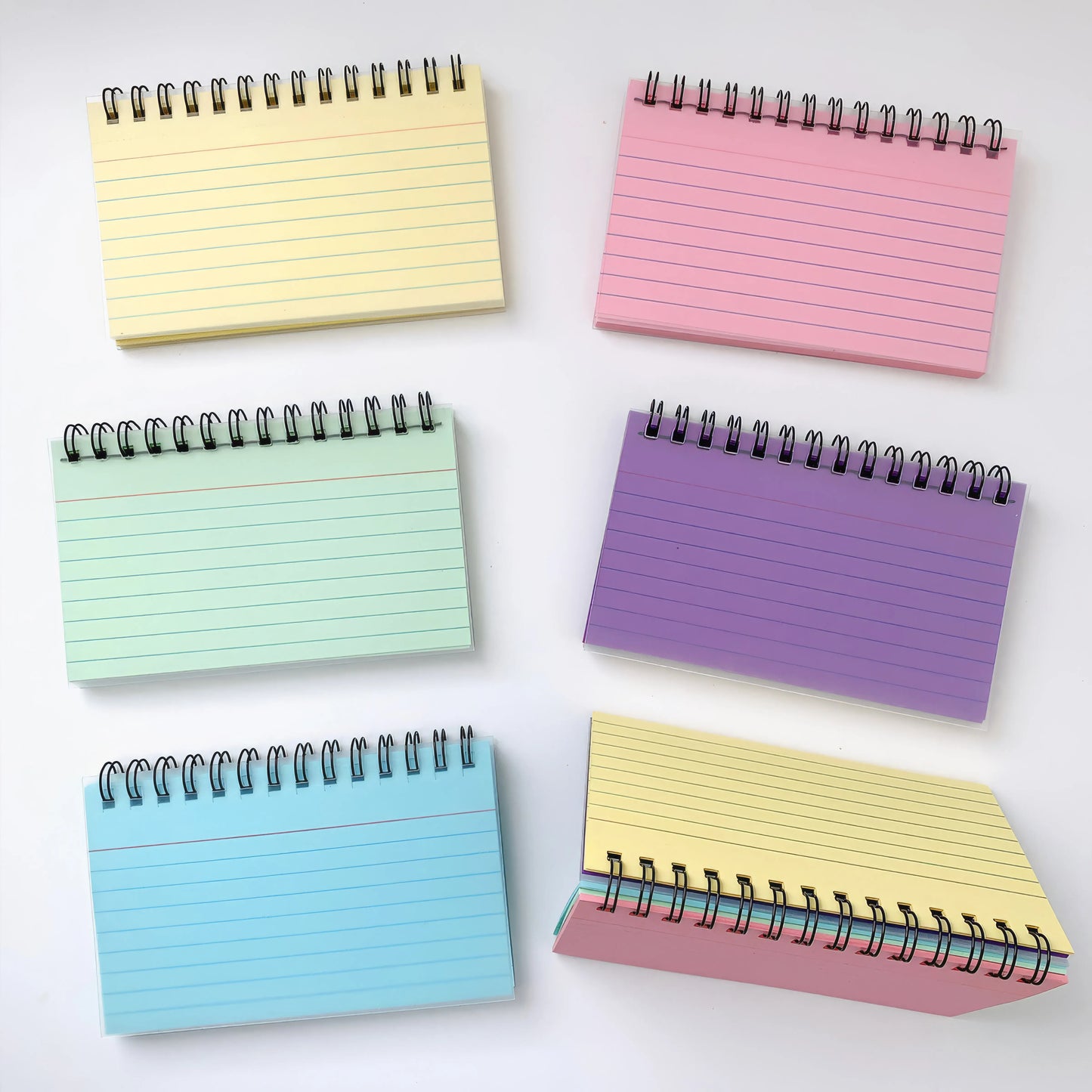 Spiral Notebooks Set For Home Office And School Use