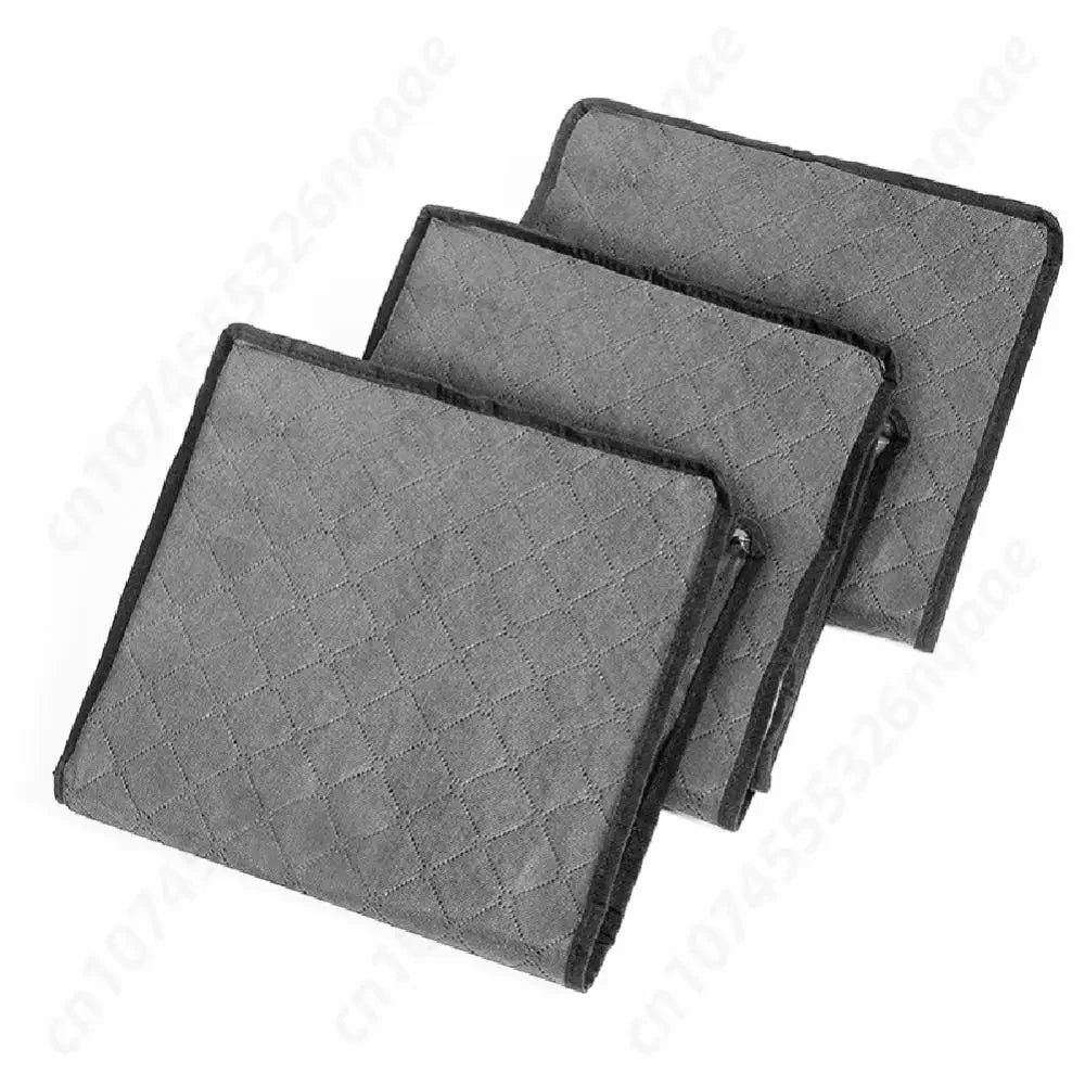2/5PCS Foldable Blanket Storage Bag Thick Clothes Storage Bins Large Clear Sweater Quilts Organizer for Bedroom Closet Dorm