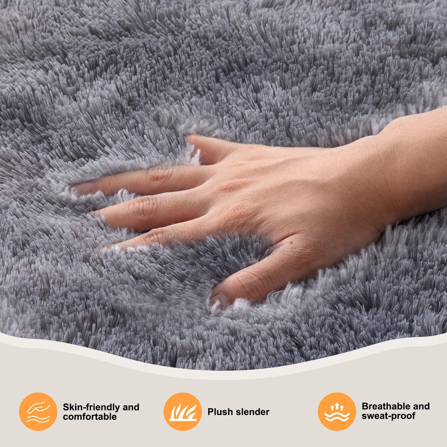 Ultra Soft Puffy Rug Tufted Indoor Floor Mat For Nursery