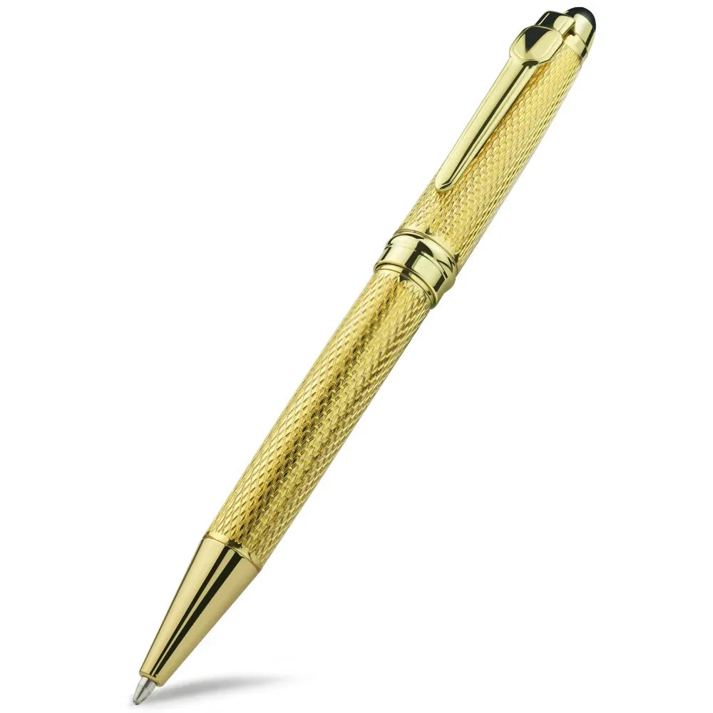 Stainless Steel Retractable Ballpoint Pen Smooth Writing Gift Pen