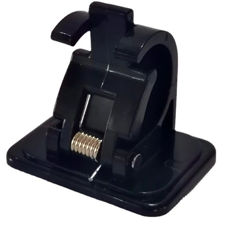 Nail Free Adjustable Curtain Rod Holders Clamp Hooks Self Adhesive