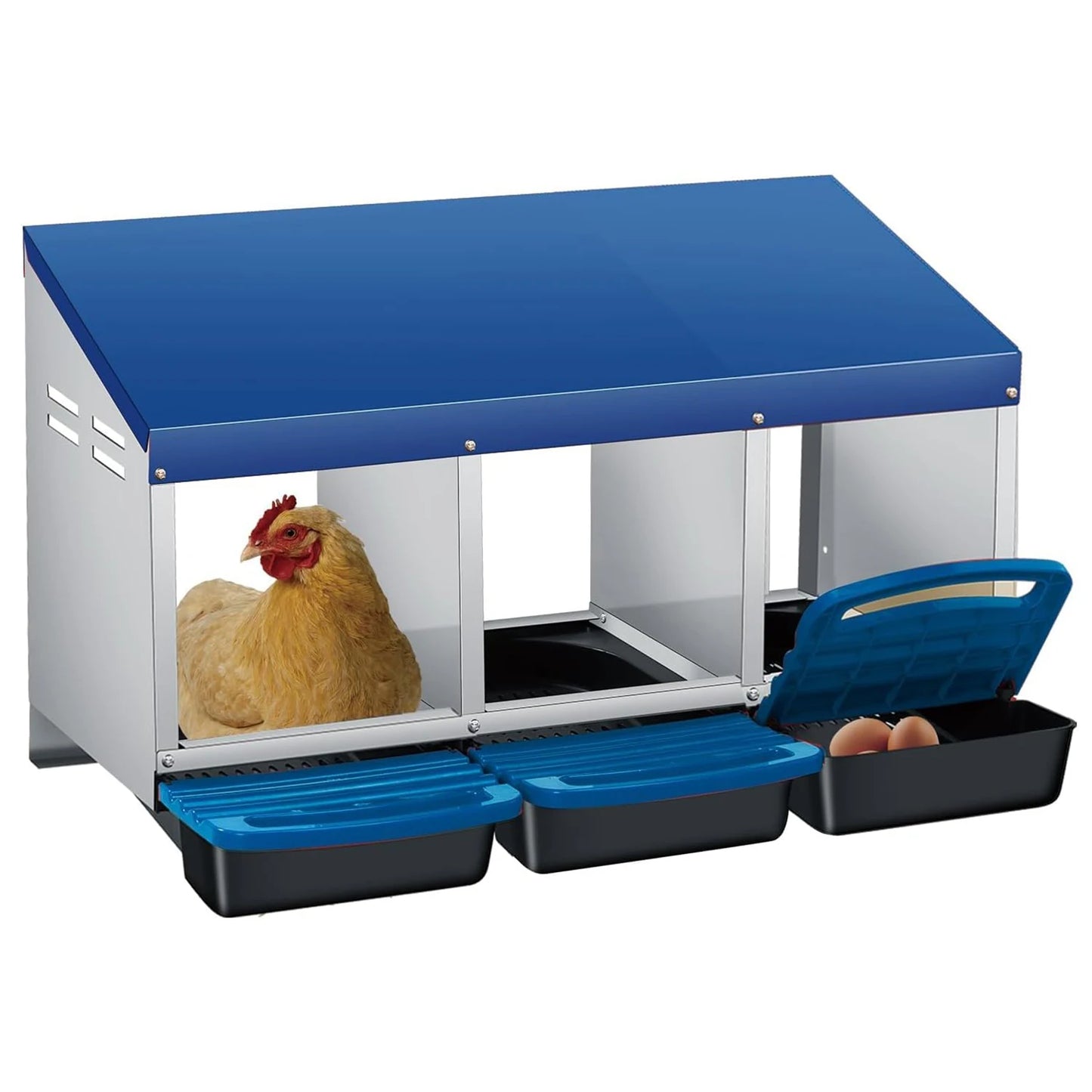 TWISTER.CK Multi-Compartment Metal Nesting Box With Automatic Rollout