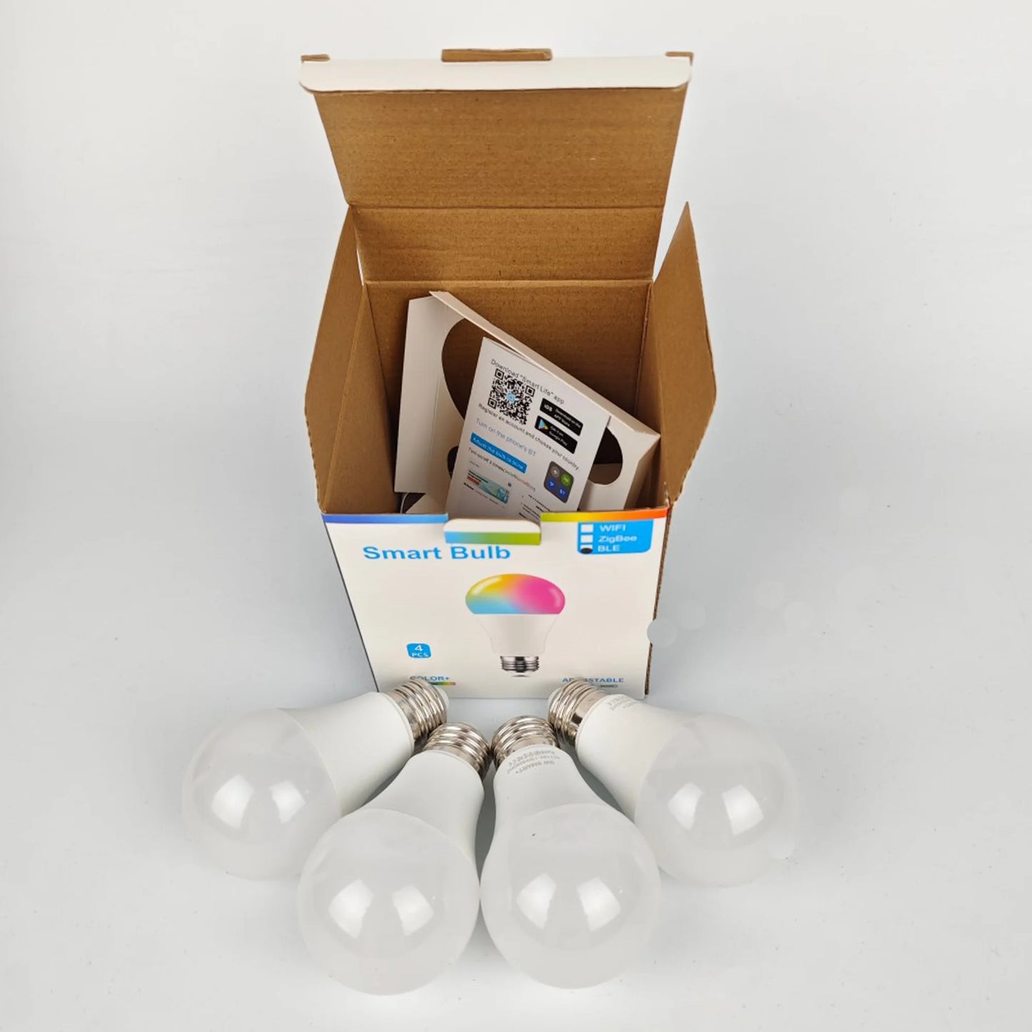 Smeileas RGBCW Smart Dimmable Light Bulbs With App Control
