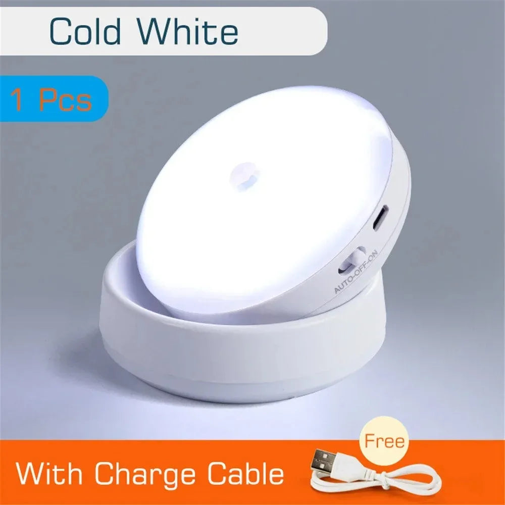 Liuyangmao Round USB Night Light With Motion Sensor