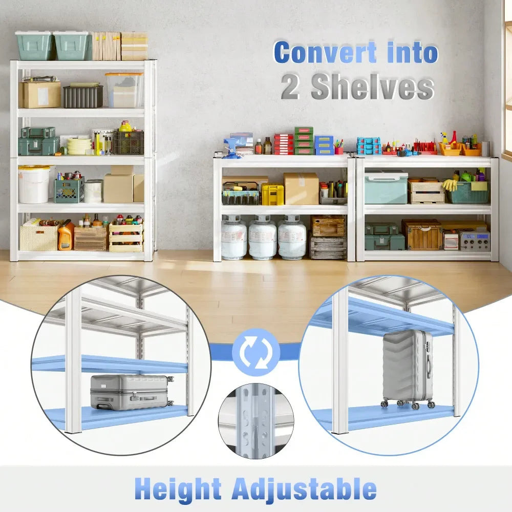 Heavy Duty Metal Shelving Rack 5 Tier Storage Shelf