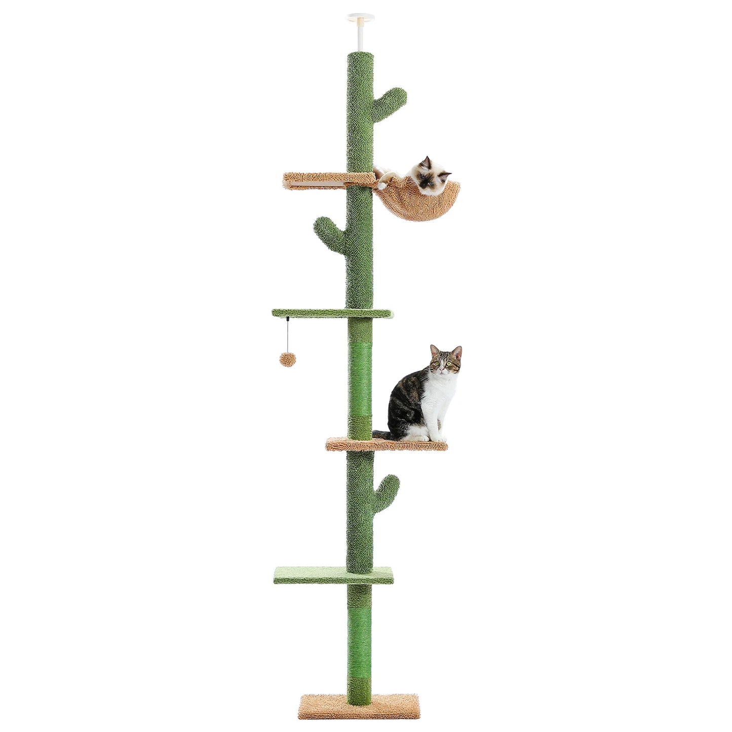 PAWZ Road Cat Tree 5Tier Floor To Ceiling Tower Indoor