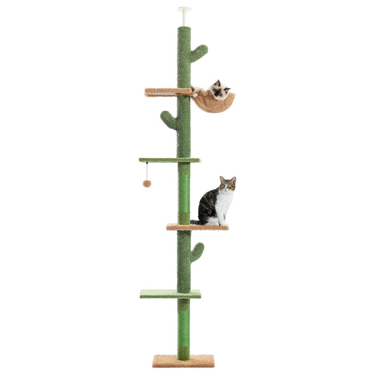 PAWZ Road Cat Tree 5Tier Floor To Ceiling Tower Indoor