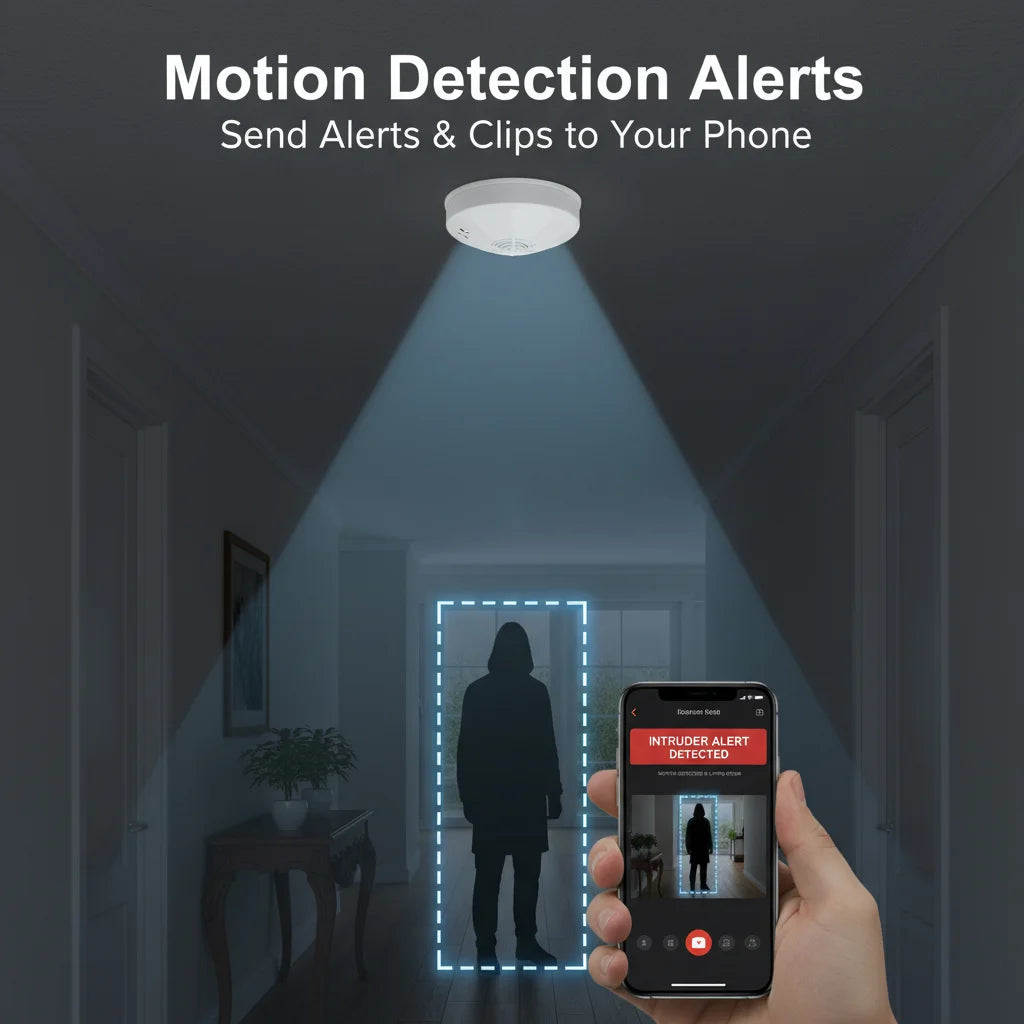 Mini 1080P Indoor Security Camera With WiFi Remote View Motion
